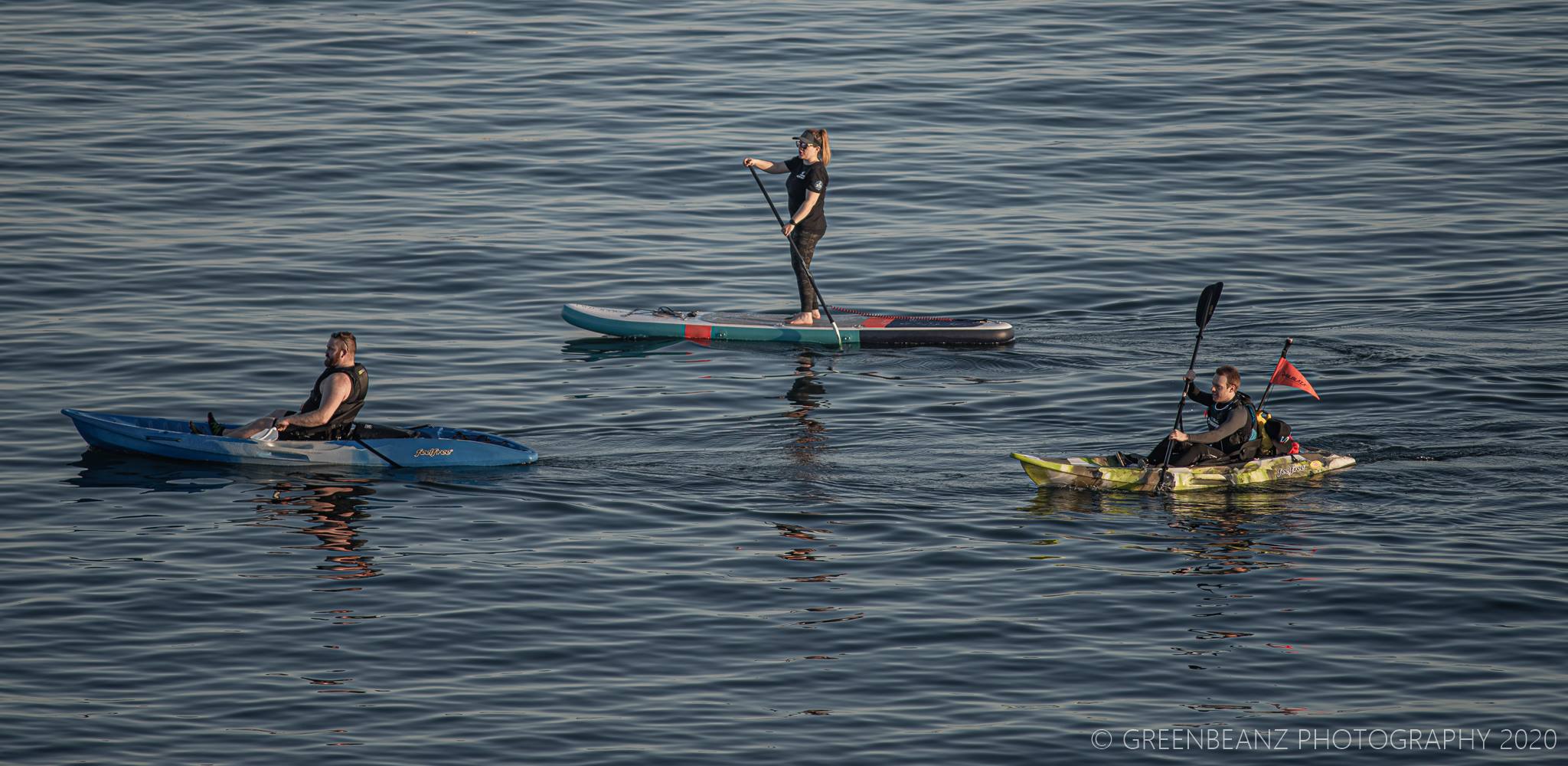 Paddle boarders and Kyakers Plymouth 2020